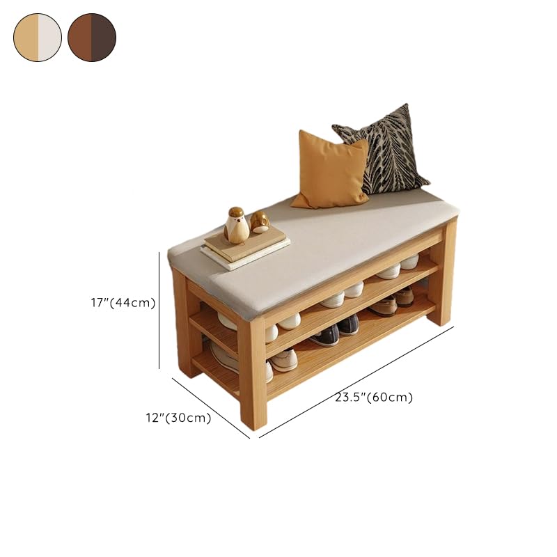 Banc d'entrée avec étagère à chaussures pour optimiser les petits couloirs - 3