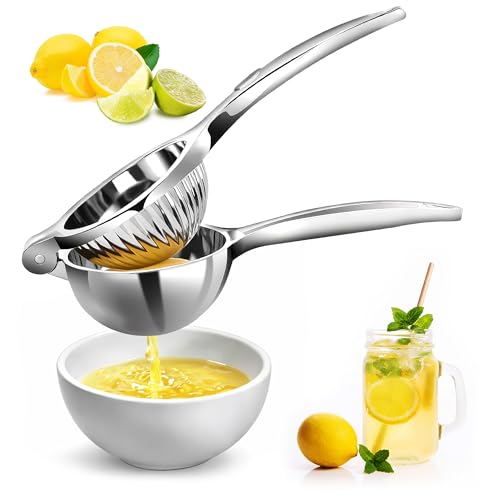 Stainless Steel Lemon Squeezer Lemon Juicer Squeezer Manual Citrus Juicer | Dishwasher Safe Citrus Press