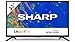 Sharp Aquos 32BC6E - Smart TV HD 32" Ready LED TV, Wi-Fi, DVB-T2/S2, 1366 x 768 Pixels, suono Harman Kardon, 3xHDMI 2xUSB, 2021, Nero