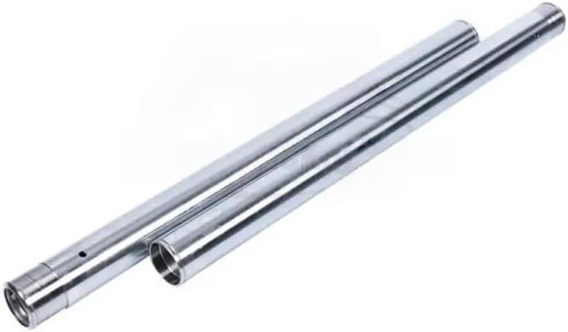 Shocks Dirt Bike Front Inner Tubes Shock Pipes Pair Silver For CBR1100XX 1996-1998 1997 Legs Suspension 43x630mm 51410-MAT-003