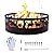 Mini Tang Fire Pit Ring,36x12Inch Fire Ring for Outside,Durable and Safe Wood-Burning Fire Ring for Outdoor Barbecue Camping