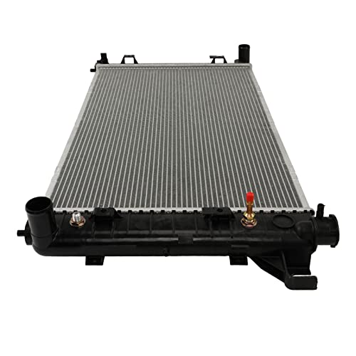 Image of PHILTOP Core Radiator Compatible with 1998-2002 Ram 1500 5.9L 1998-2002 Ram 2500 /3500 V8(w /Old Body Style) Transmission Oil Cooler Included