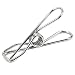 10 Pack 3.5 Inch Jumbo Heavy Duty 304 Stainless Steel Wire Clips for Drying on Clothesline Clothespins Hanging Clip Hooks for Home Laundry Office