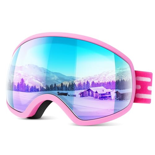 LOEO Ski Goggles, Snowboarding Goggles for Men, Women, Adult, Youth