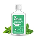 Perfora_Sensitivity Relief Mouthwash - 200ml | Alcohol-Free Mouth Wash Liquid with Potassium Nitrate & Hyaluronic Acid | Freshens Breath & Removes Germs | Mouthwash for Oral Care - Pack of 1