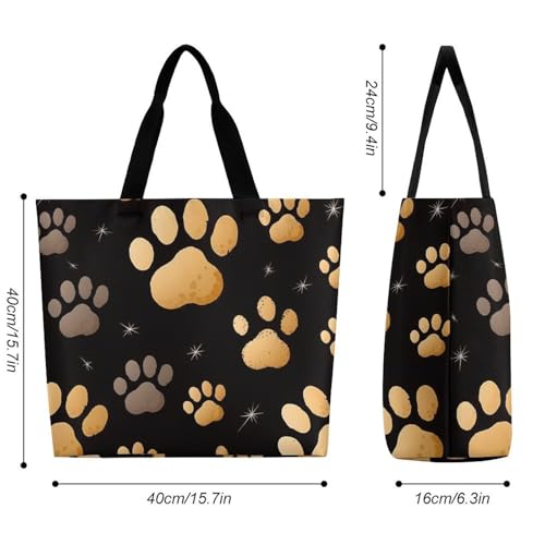 Romantic Paris Tower Tote Bag for Women - Reusable Foldable Grocery Shopping Bag, Crossbody Shoulder Handbag2