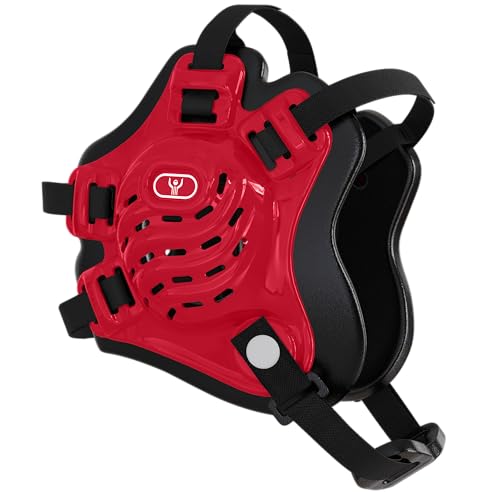 GCA Nelson Youth Wrestling Headgear Pro – Adjustable Ear Guard for Kids | Universal Fit BJJ MMA (Varsity Red/Black/Black)