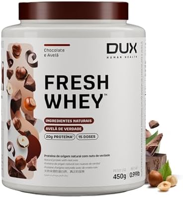 Fresh Whey Protein Chocolate e Avelã 450g – Dux Human Health
