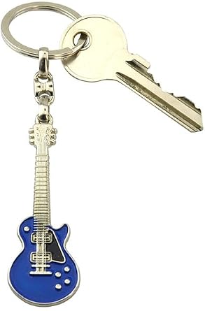 Gitar Mavi Anahtarlık
