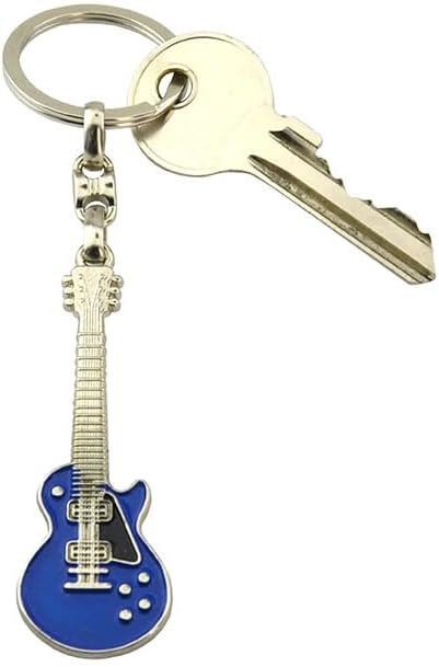 Gitar Mavi Anahtarlık