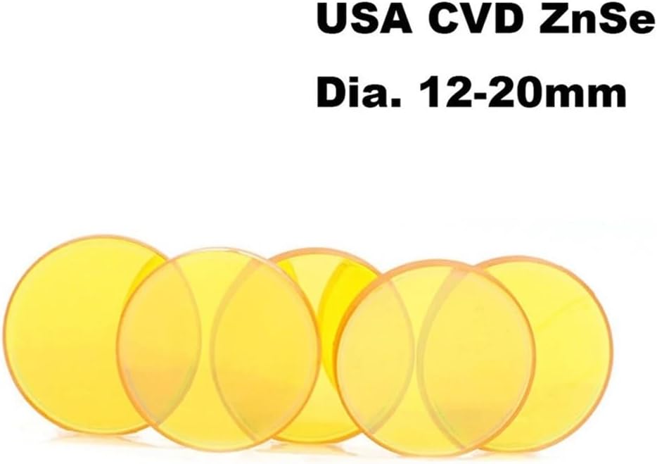 Prisms & Kaleidoscopes Lens 12 15 18 19.05 20 FL 38.1 50.8mm for CO2 Engraving Cutting Machine Science Classroom Optics Kits (Color : 50.8mm, Size : 19.05mm)