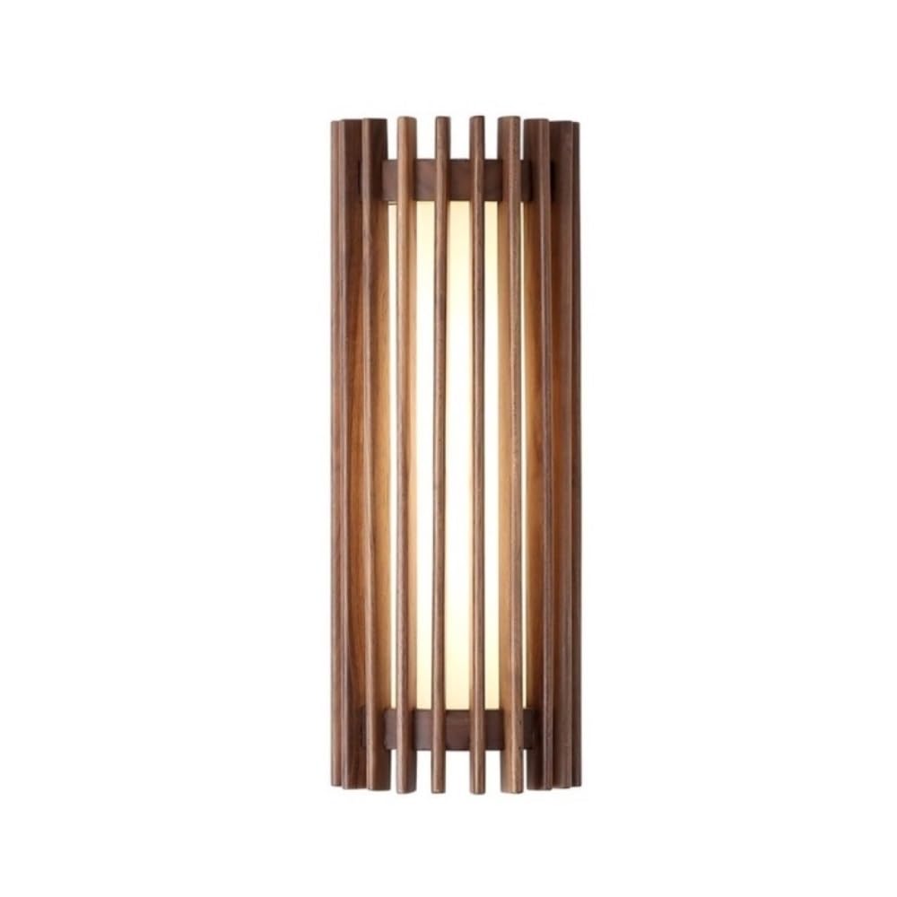 birene Wall Lamp Retro Living Room Background Wall Corridor Aisle Hotel Decorative Solid Wood Lamps