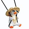 Rear View Mirror Hanging Accessories of Swinging Duck Car Hanging Ornament Cute Car Accessories for Teens Car Mirror…