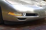 BLINGLIGHTS Brand LED Projector Halo Fog Lamps Lights Compatible for 1997-2004 Corvette C5