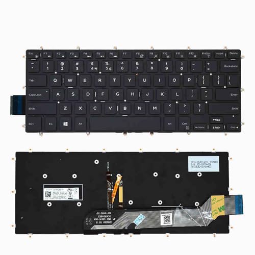 (�C�������p) �K�p���� DELL 14-7000 7560 7466 7460 5378 7472 P69G??P61F 7572 �Ή��p�m�[�g�p�\�R���p�L�[�{�[�h�p��z�� ���� +�o�b�N���C�g�t��