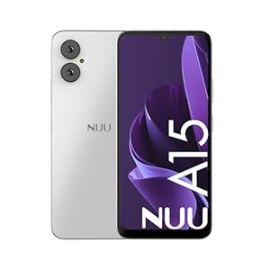 NUU A15 Cell Phone 4GB + 128GB, Unlocked for Mint, Metro, T-Mobile, Qlink and More, Perfect for Teenagers, Dual SIM 4G, Octa-Core Helio G36 2.2GHz 6.5″ HD+, Android 13, White, US Warranty