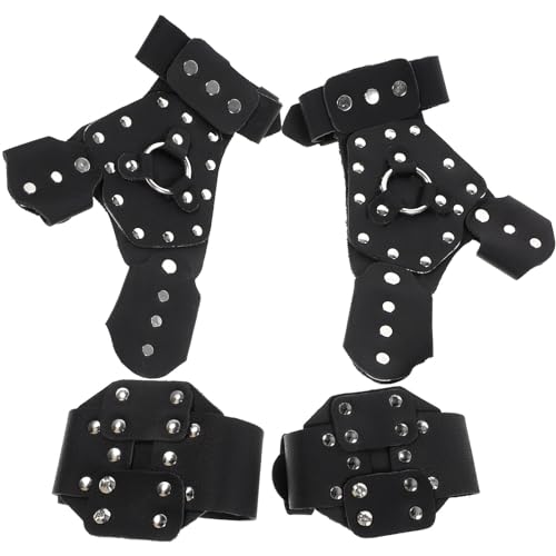 Wrist Band Athletic Wrist Tape 2 Pair Fishing Right Efficient Each Hand and for Durable Handguard Wristband Left Bracer Slingshot One Fishing Slingshot Wrist Straps