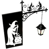 Latarnia Biblioteczna Dekoracyjne Oświetlenie Półki z Czarownicą Halloween