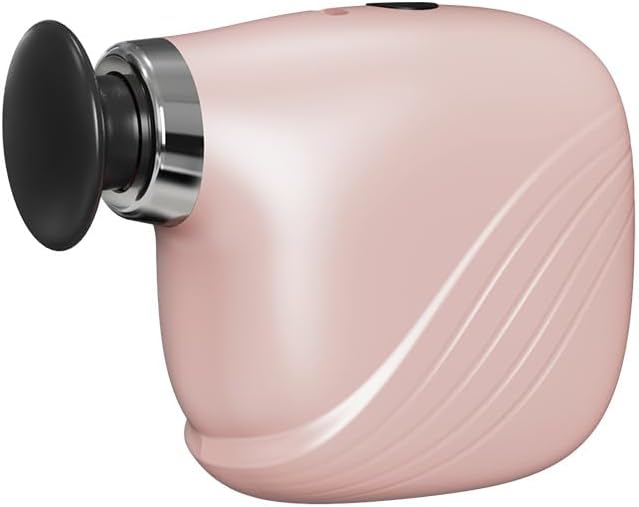 Mini Massage Gun Portable Deep Tissue Percussion Muscle Massager Lightweight Handheld Electric Quiet Massager Gun for Pain Relief High Intensity Silent Body Massager for Travel Gifts for Women Pink