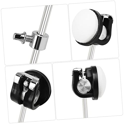 Accesorios para pedal de batería con cabeza de fieltro 2 piezas miniatura 7