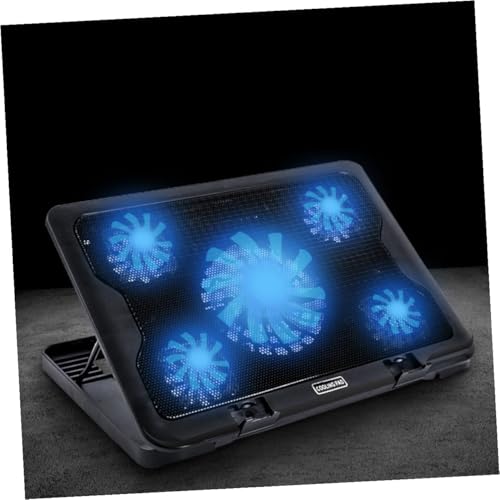 Base de refrigeración para laptop Homoyoyo con 5 ventiladores miniatura 7