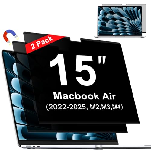 Filtro antirreflejos MacBook Air 15, soluciona miradas indiscretas con imán rápido