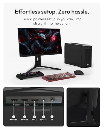 Image of Pixio PX24Q PRO 24 inch 180Hz Refresh Rate QHD 1440p Resolution Fast IPS Panel 1ms GTG Response Time Gaming Monitor