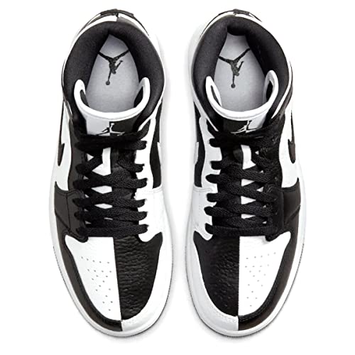 [ナイキ] WMNS AIR JORDAN 1 MID SE HOMAGE BLACK WHITE エ