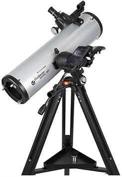 Celestron StarSense Explorer DX 130AZ App-Enabled Telescope 130mm Newtonian Reflector with Smartphone Dock & StarSense App iPhone & Android Compatible Easy-to-Use for Beginners