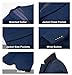 Herringbone Tweed Men's Suit Jacket Blazer Wool Blend Formal Prom Dinner Tuxedo Jackets Blazers Business Suits Separates Sport Coats for Men Navy Blue XS