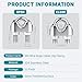 Oesotry 25Pcs 3/16 inch Stainless Steel Wire Rope Cable Clamp,M4 Wire Rope Clamp For Various Commercial, Industrial, And Residential Projects