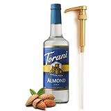 Sugar Free Almond Syrup for Coffee & Cocktails 25.4 Ounces Coffee Flavoring for Drinks with Fresh Finest Coffee Syrup Pump