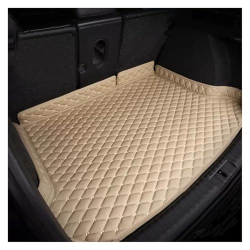 Tapis coffre voiture Q4 E-tron imperméable et lavable teinte beige