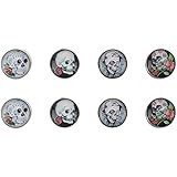 DRESSOOS 4 Pares Pendientes de Inoxidable para Hombre Aretes Chic con Diseño Original y Accesorios de Moda para Orejas