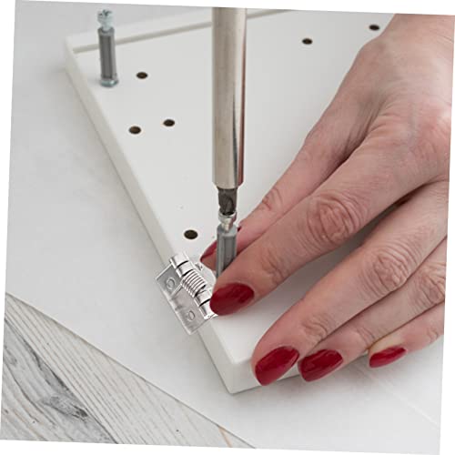 VOSAREA 10 Pçs Porta De Garagem Dobradiça Pequena Portas Exteriores Multifunções Dobradiça Automátic