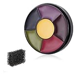 Go Ho 6 Colors Bruise Makeup Set for SFX,Bruises Wheel for Body Oil Paint Theatrical Halloween...
