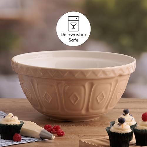 Mason Cash Cane Collection S6 (6.35 Qt) Mixing Bowl 6.35 Quart - Thumbnail 4