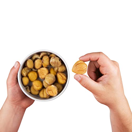 TruStar Organic Italian Chestnuts, Peeled, Ready-to-eat, 3.5oz Pouch (Pack of 12)
