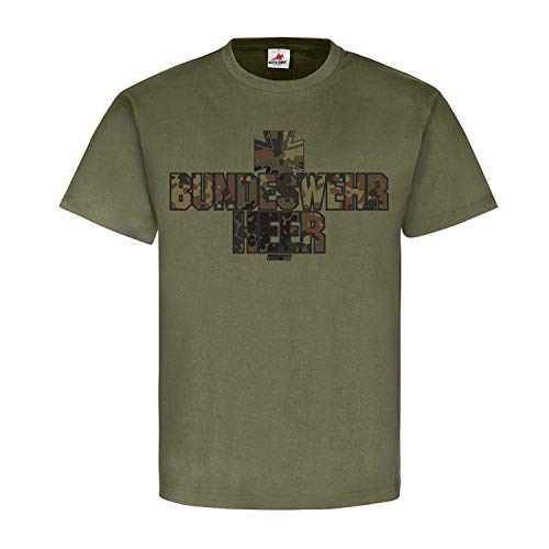 T-shirt militaire armée allemande vert taille M original