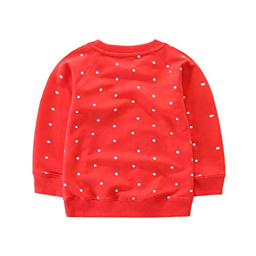 Image of Hongshilian Unisex Kids Cute Cartoon Cotton Sweater Shirt