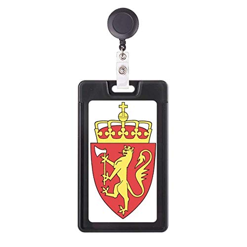 Porte-badge rétractable Norvège enrouleur de badge pour carte ID
