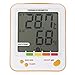 Forspero S-Ws18 Hygromètre Thermomètre Moniteur D'Humidité Intérieur Extérieur Numérique Lcd Horloge De Température Thermo Hygromètre Mètre Avec Alarme De Valeur Min/Max
