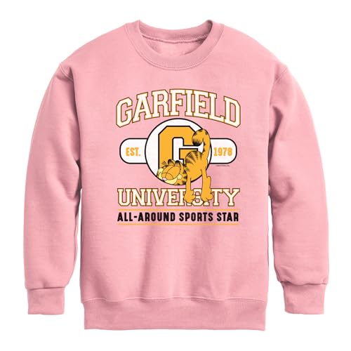 HYBRID APPAREL - Garfield - University Sports Star - Toddler & Youth Crewneck Fleece Sweatshirt