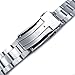 MiLTAT Watch Band compatible with Seiko Orient Mako II, Ray II, 22mm Super-O Boyer Solid Screw-Links