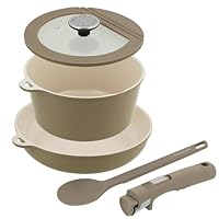 Amazon.co.jp: SONOMA フライパン 5点セット (B2456-S2) : ホーム