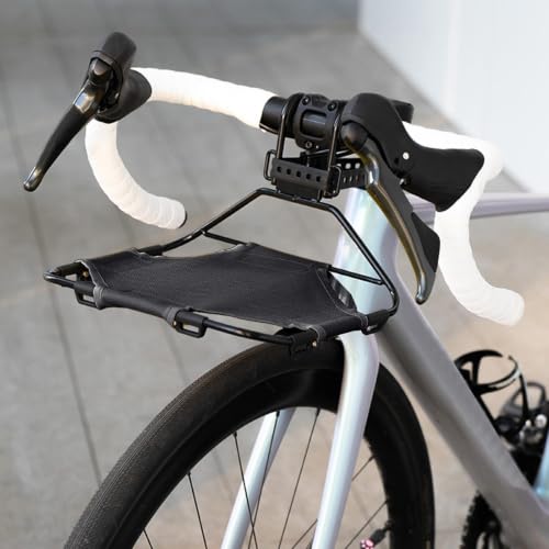 Soporte portaequipajes de bicicleta desmontable para manillar de cruiser o montaña 3