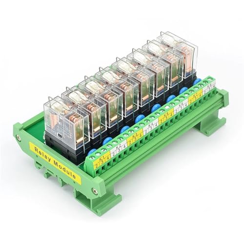 Module de relais d'interface rail DIN 8 canaux 24V pour API - 3