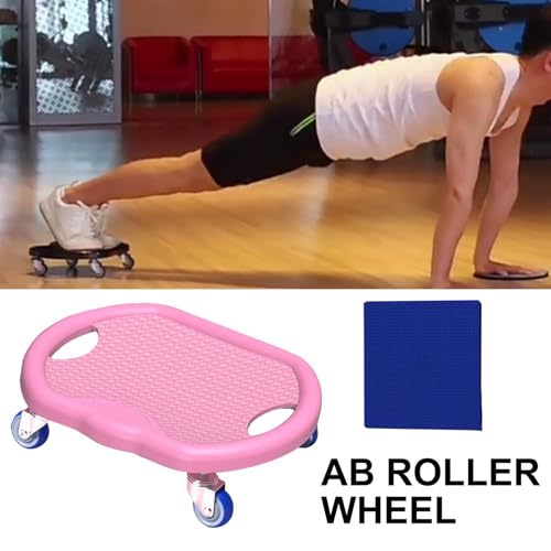Planche à roulettes abdominale silencieuse de fitness et de force - 4