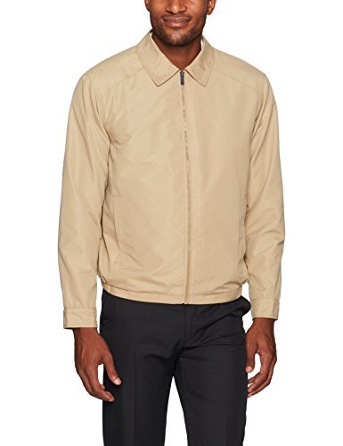 Ike Behar Men's Augusta Golf Jacket, tan, Small