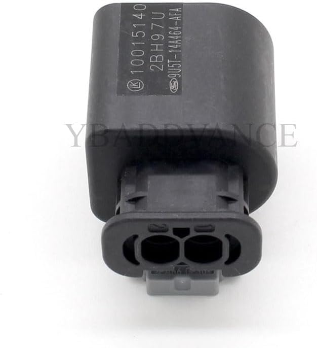 09444024/50390285 2 Way Female Sealed Fuel Injector Connector Compatible for B/MW F/ord - (Color Name: Black)